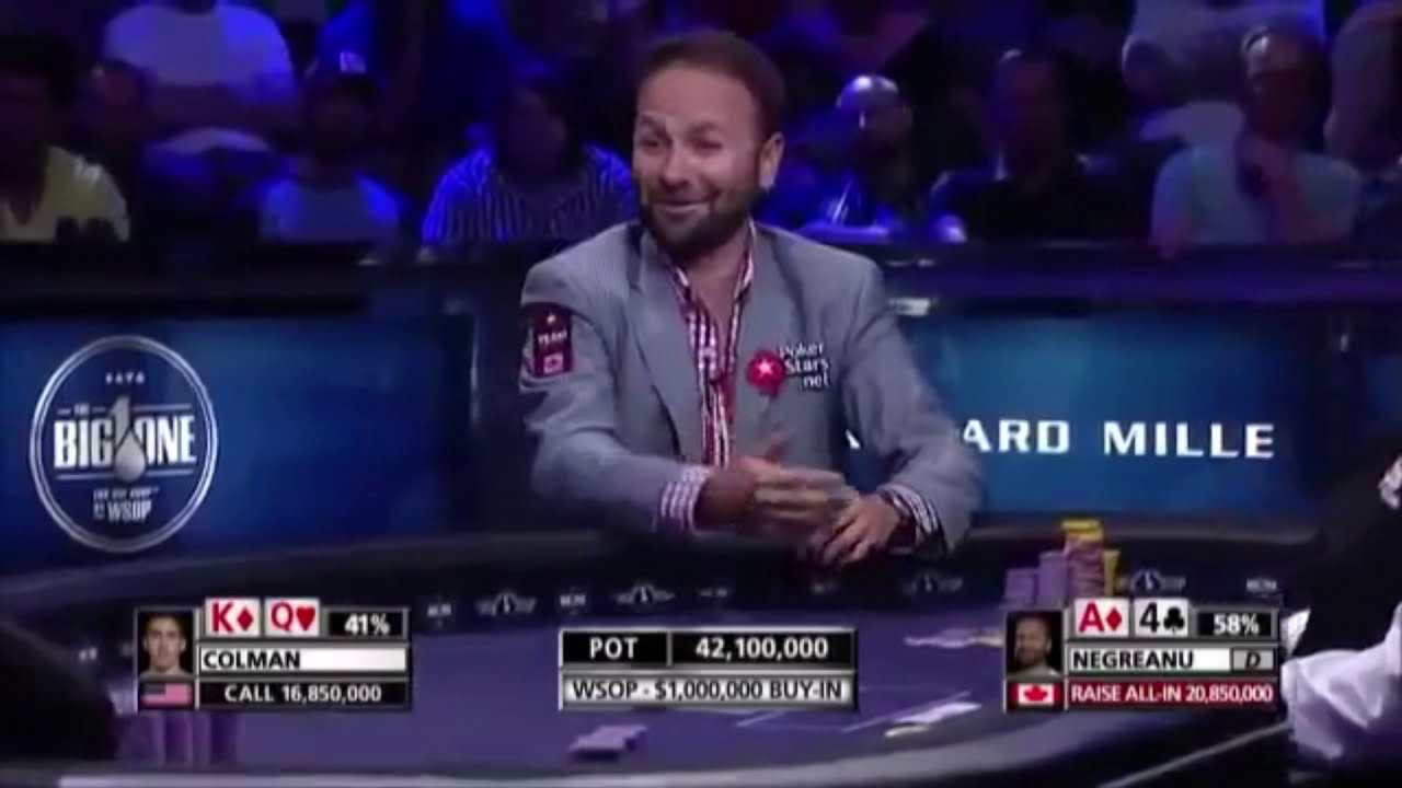 Poker Final. Negreanu vs Colman
