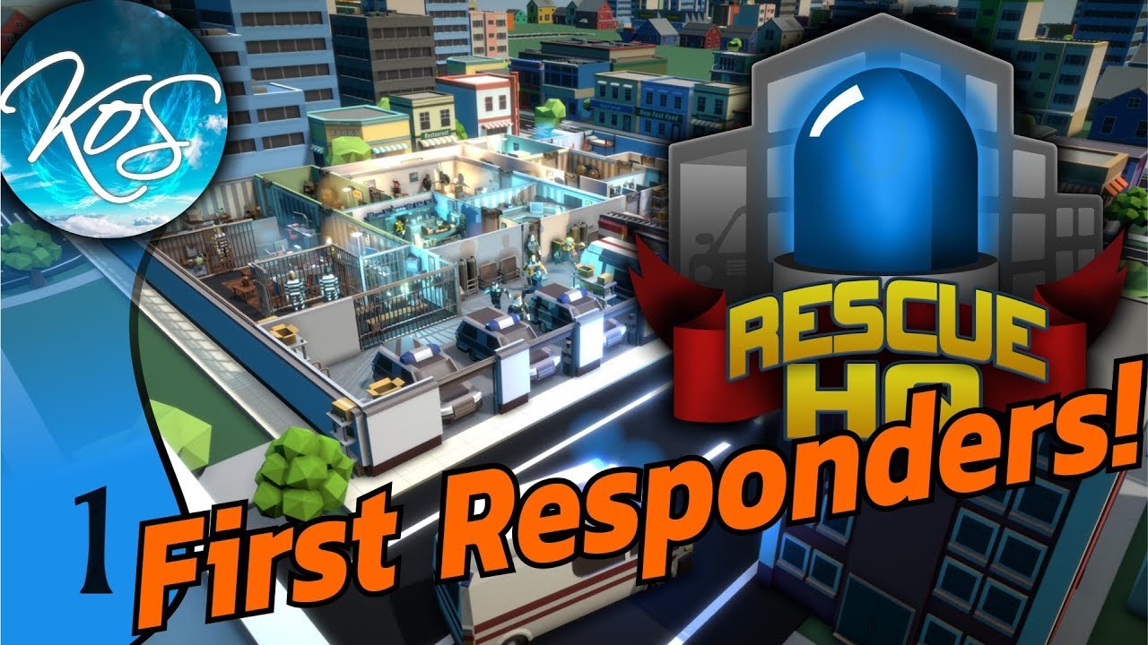 Rescue HQ - The Tycoon Ep 1: US TO THE RESCUE! - First Look - Let's Play, Gameplay