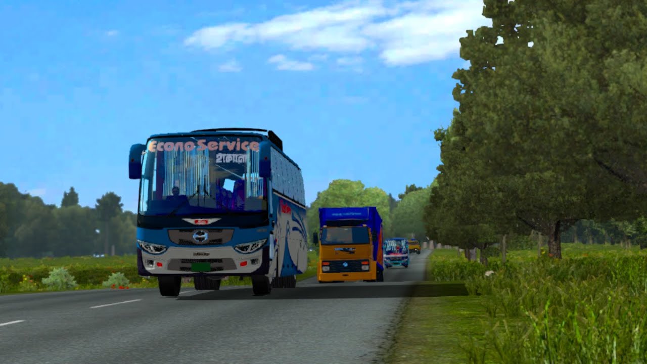 Econo Service | RouteRequest | Hino Aj 1j Non Ac | GamePlay | TN Gaming BD