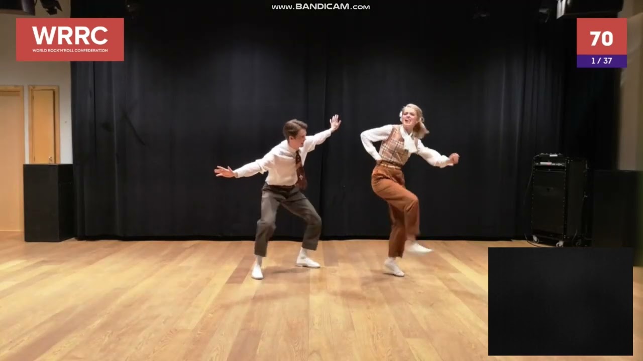 WRRC boogie-woogie online competitions Main Class 2021 Viktor Edlund & Wilma Edlund ( Sweden)