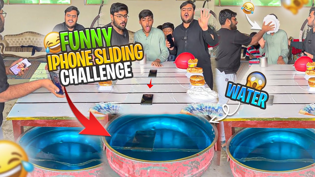 iPhone sliding challenge - iphone 14 pro max broken 🥴