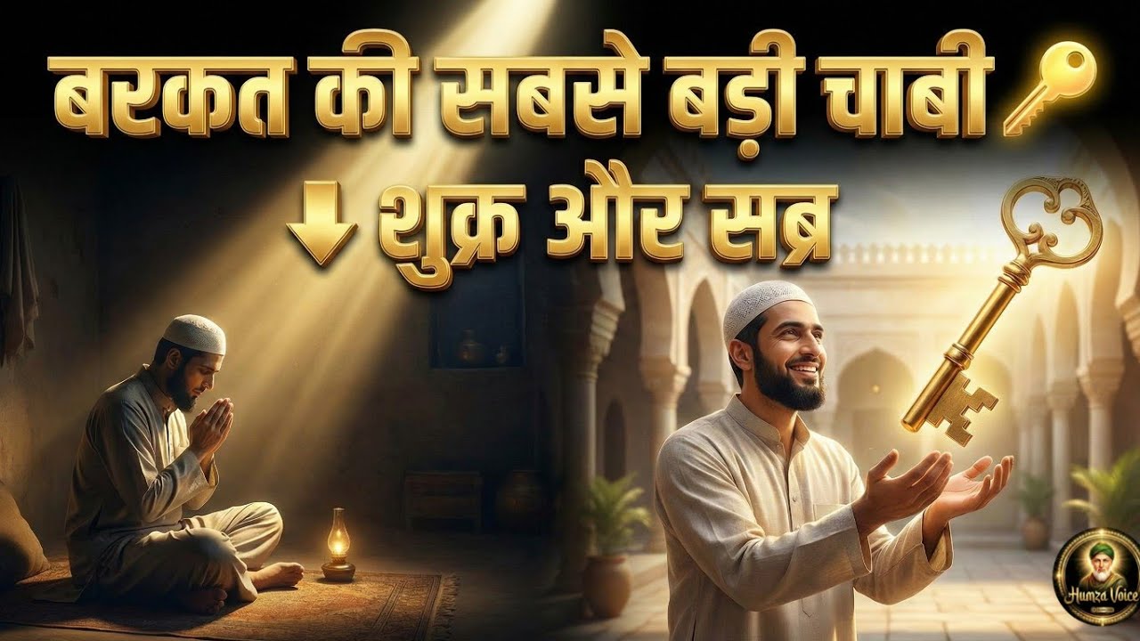 Shukar Aur Sabr: Rizq Mein Barkat Barhane Ki Sab Se Badi Chabi | Har Pareshani Ka Hal | Humza Voice