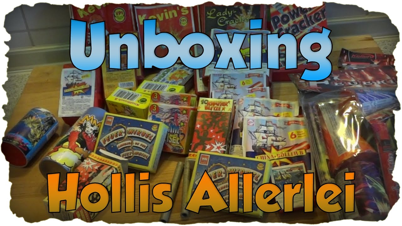 Unboxing Hollis Allerlei Bestellung / Raritäten Feuerwerk, Böller | © KNALLERBOX 🚀