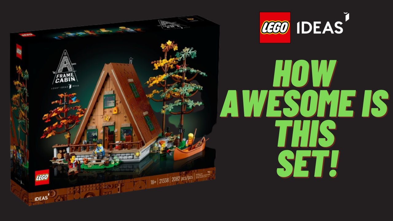 Lego A-Frame Cabin is Awesome!