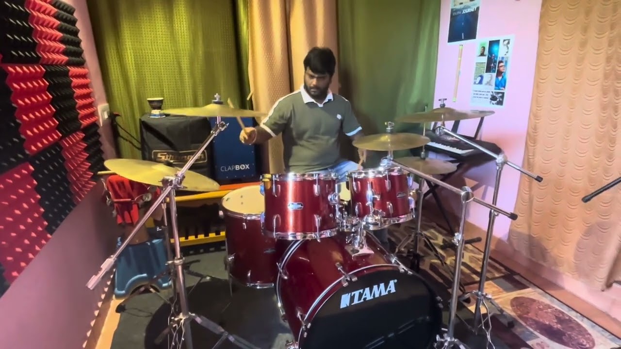 Tama stage star 🥁 unboxing and setup. Master and student play tama stage star #drums #solodrum