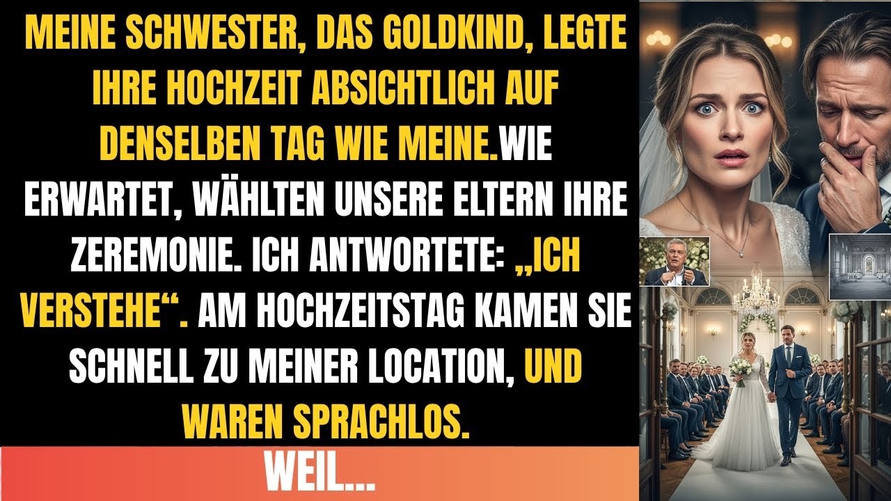 Meine Schwester hat ihre Hochzeit absichtlich auf denselben Tag wie meine gelegt  Also beschloss