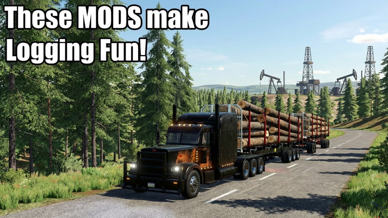 These MODS Make Logging Fun!  (Sunday Pt. 2) #fs22 #live #livestream #yt #youtubevideos #gaming