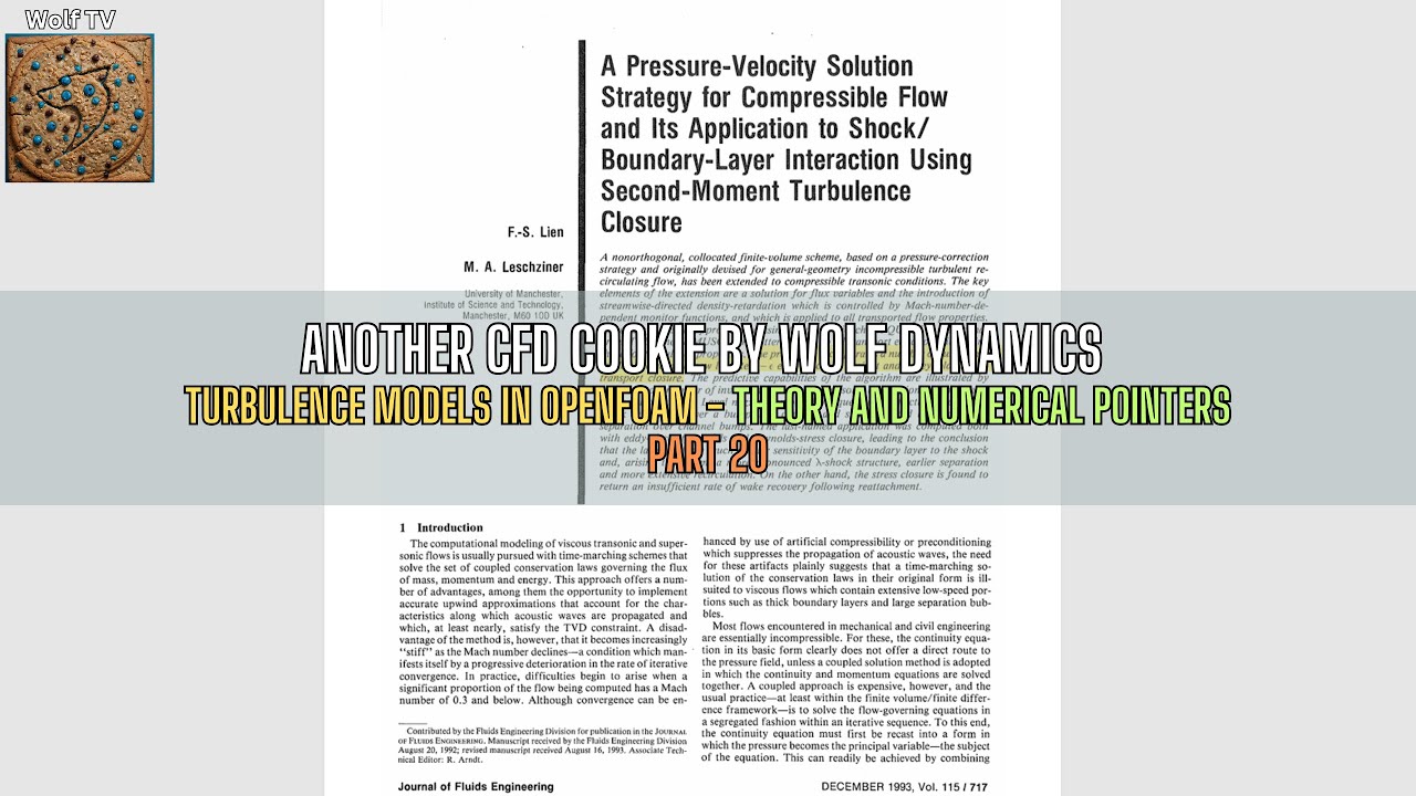 🍪 CFD cookie 2 - Visiting all RANS models in OpenFOAM - K-Epsilon Lien-Leschziner - Part 20