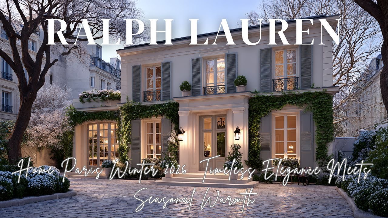 Коллекция Ralph Lauren Home Paris зима 2026: вневременная элегантность в сочетании с сезонным теп...