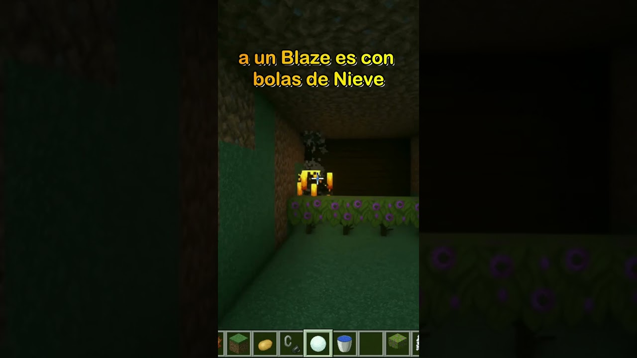 Forma F&aacute;cil de matar a un Blaze en Minecraft #shorts