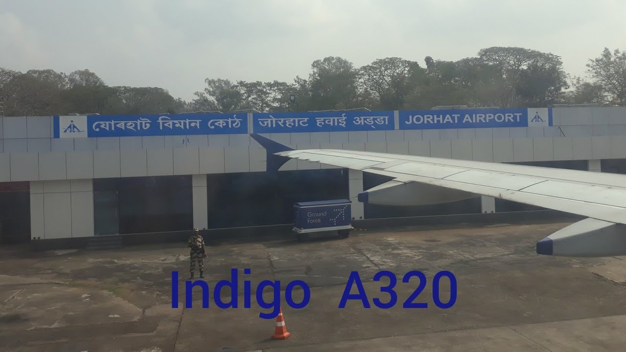 Indigo Airbus A320 Landing in Jorhat Airport // Indigo Airlines // Jorhat //