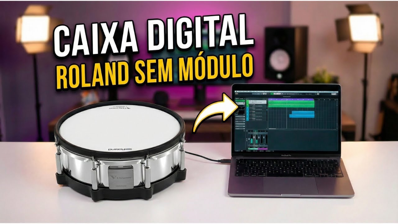 Caixa Digital Roland sem usar módulo