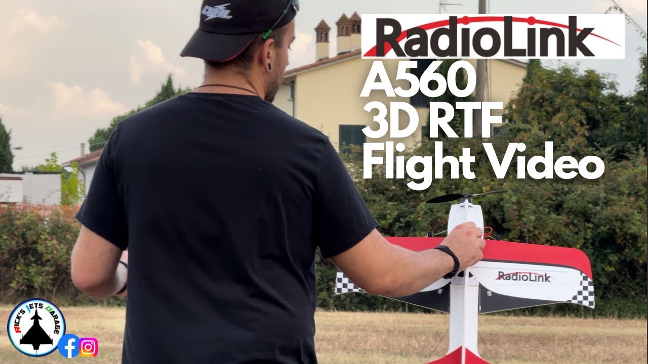 RadioLink A560 RTF 3D - Flight Video ✈️🔥[4K 60fps]