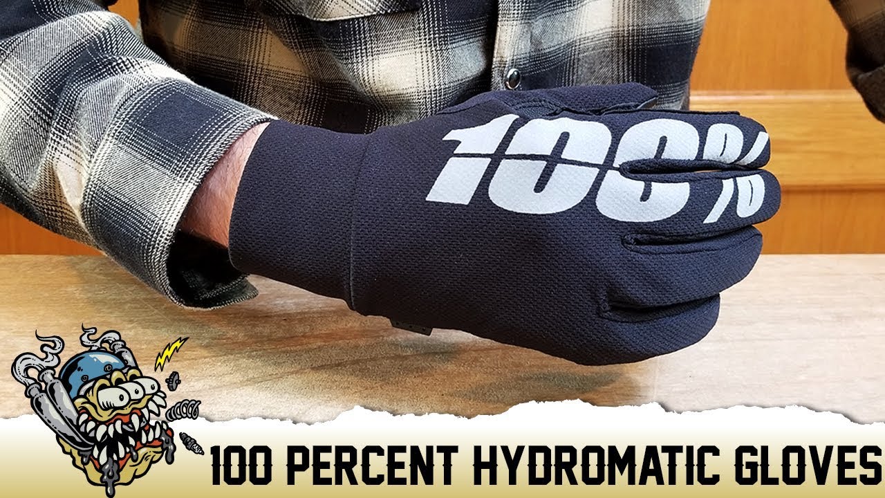 100% Hydromatic Waterproof Motorcycle Glove Overview - DeadbeatCustoms.com