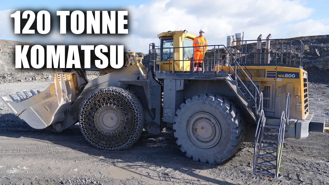 Irish Cement Komatsu WA800 Wheel Loader