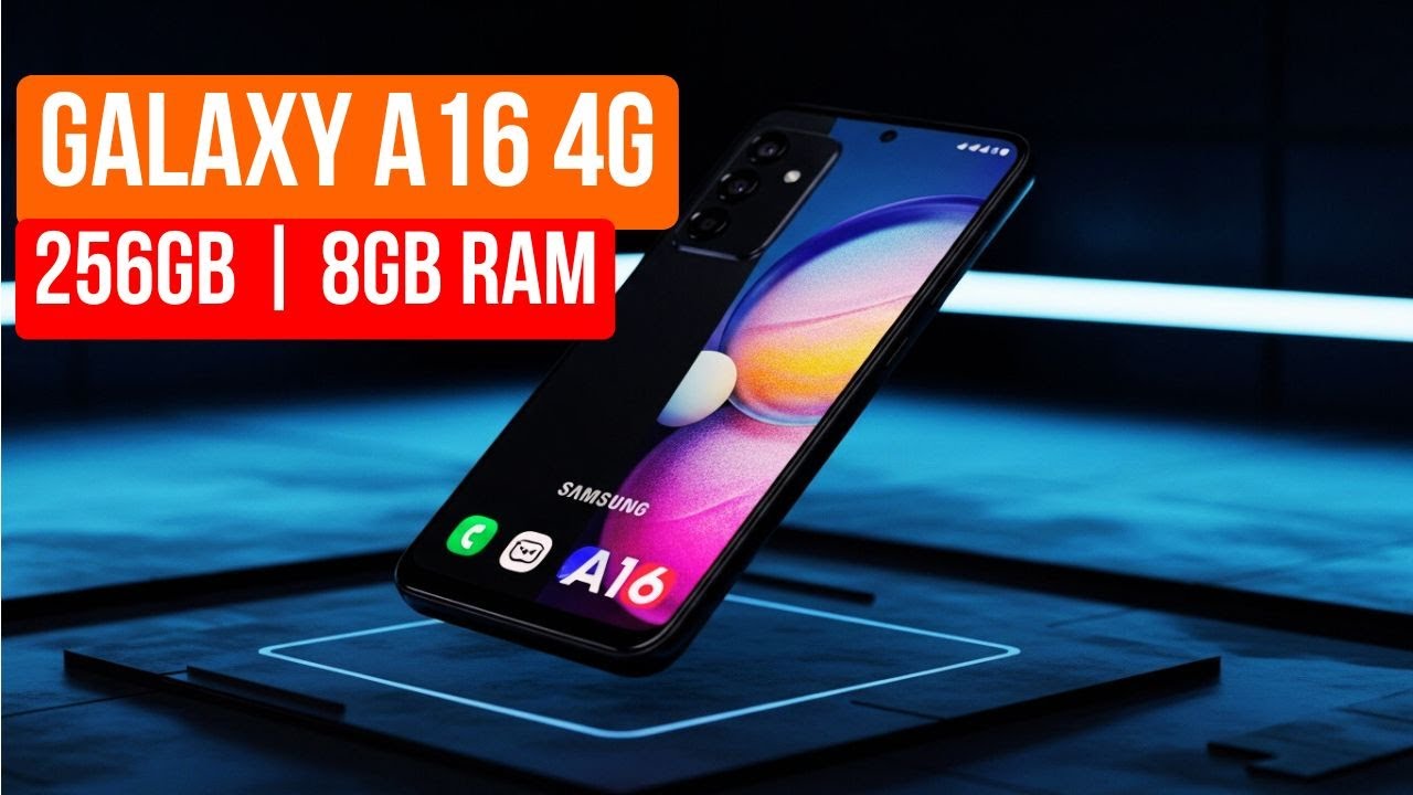 Celular Samsung Galaxy A16 4G, 256gb + 8gb Ram, Câmera De Até 50mp, Tela 6.7 , Bateria 5000 Mh Preto