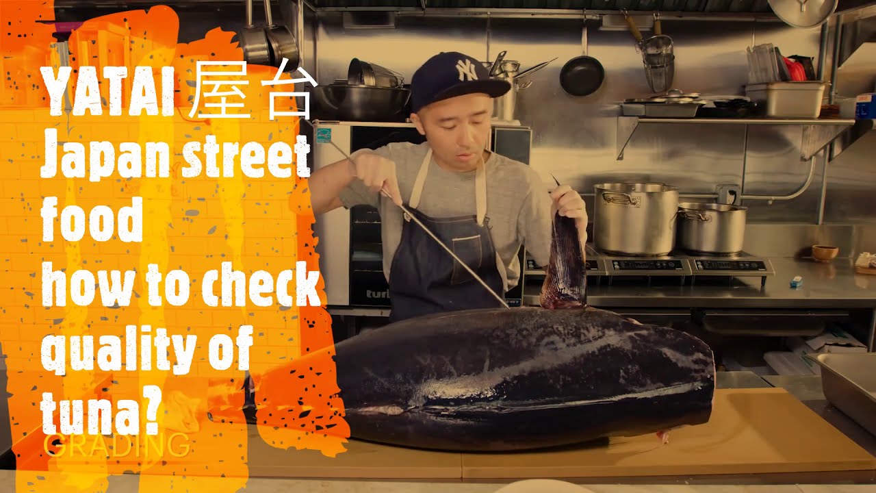 Japanese Street Food - how to check quality of tuna