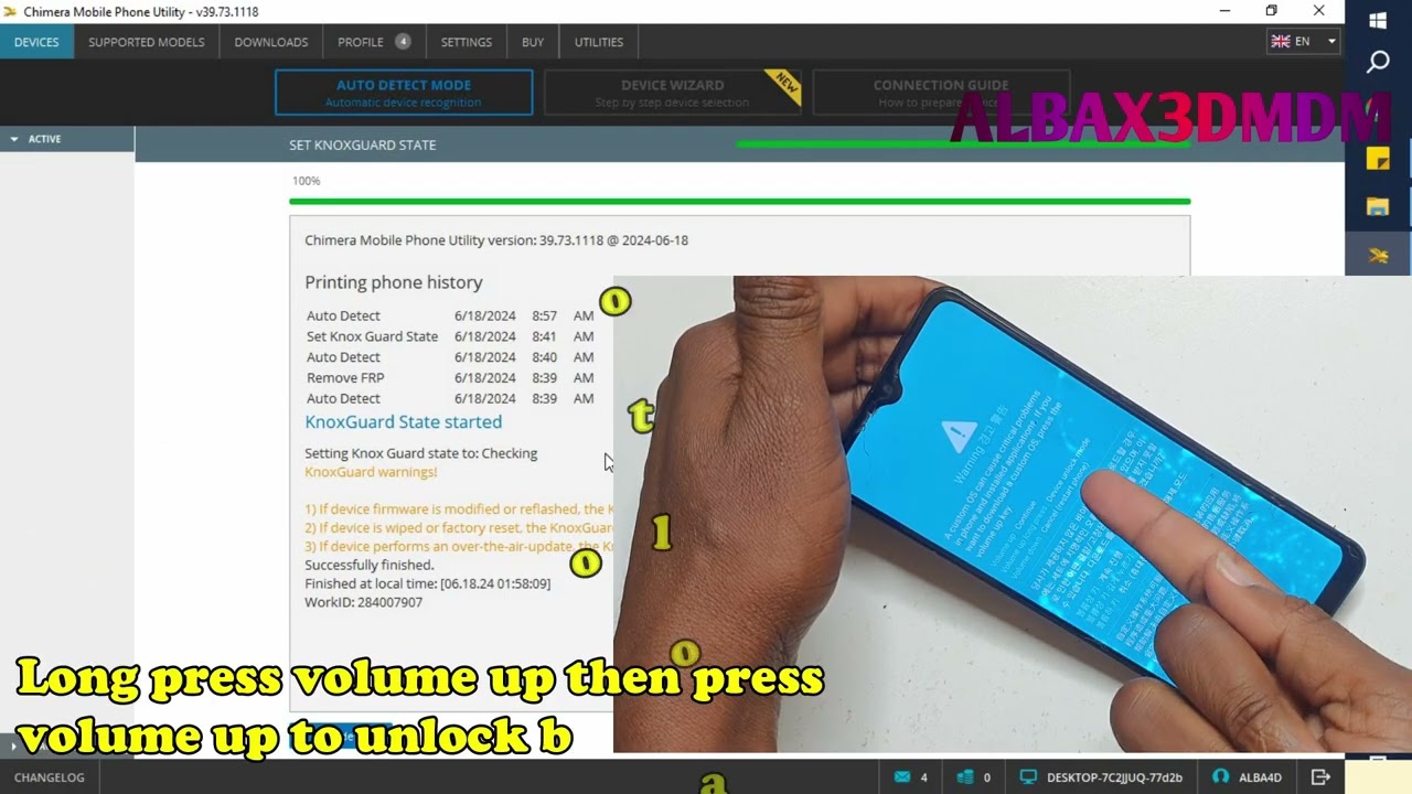 Samsung A12 A127f U1-U9 Permanent MDM Remove