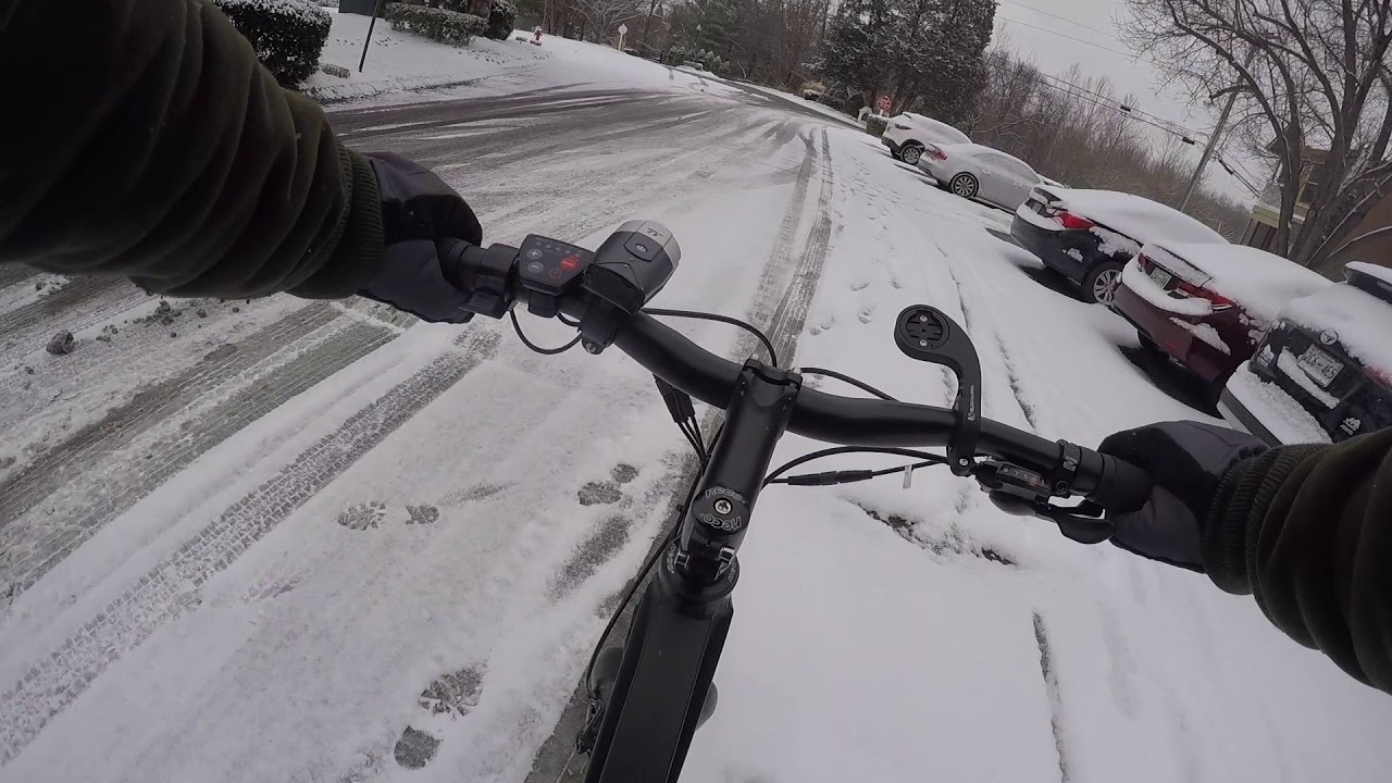 How do Electric Bicycles Perform in the Snow?