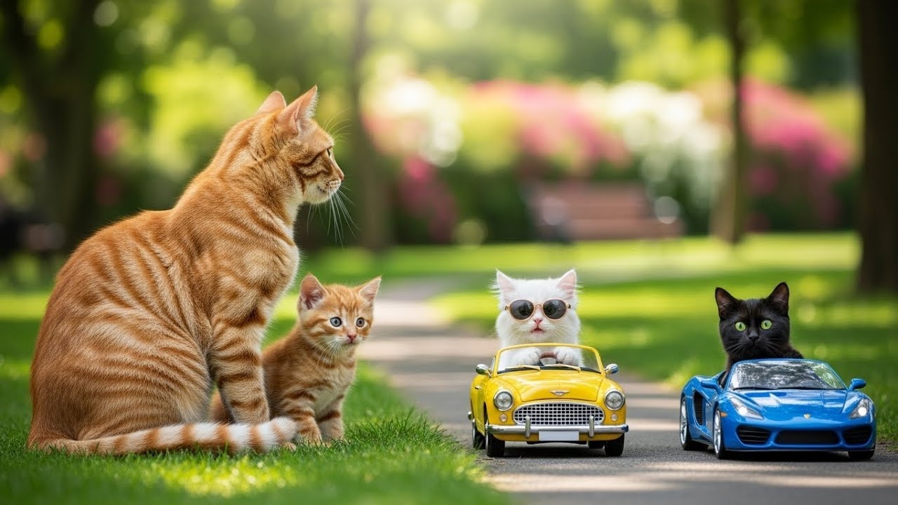 Mama Cat Sells Chips & Lays to Buy Baby Kitten a Car 🚗❤️  Emotional Miniature Cat Story