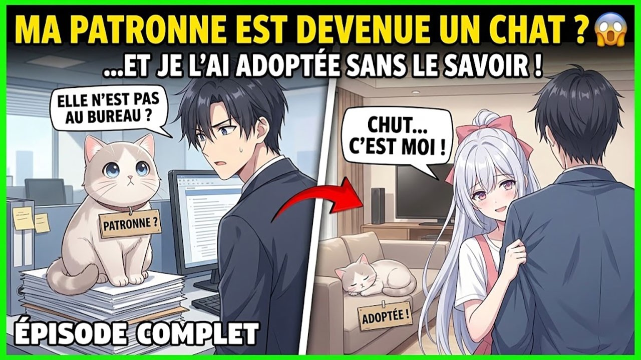 Ma PATRONNE est devenue un CHAT  😱 Je l'ai adoptée sans le SAVOIR !