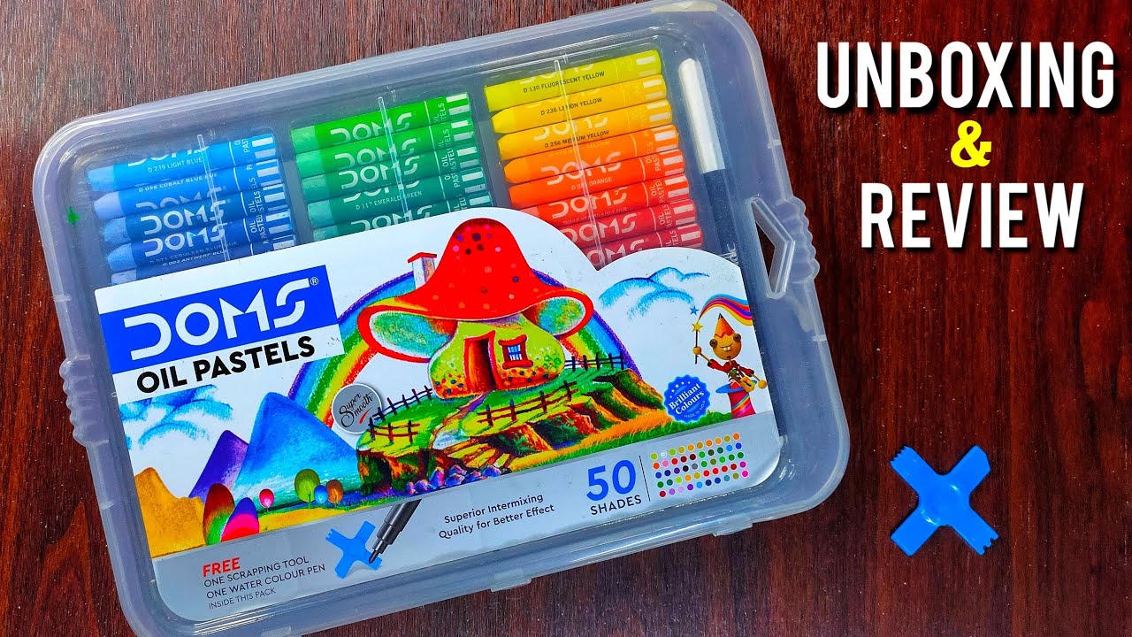Doms Oil Pastel | Unboxing & Review | The Art Expedition