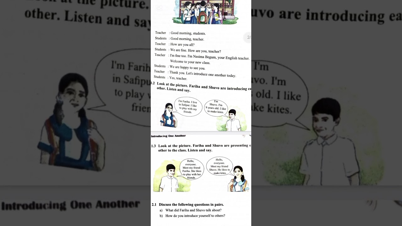 English book of class 4 | Unit 1 #shorts #english #books #newbook #2026 #reading