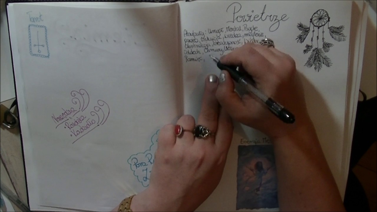 #BOS #ksiegacieni #bookofshadows  Book of shadows Żywioł Powietrza