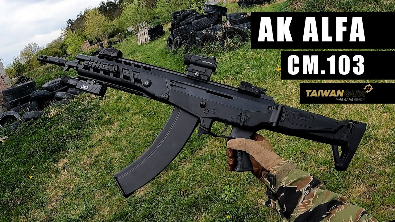 AK ALFA vs Airsoft Grenades (Cm.103 Cyma Platinum)