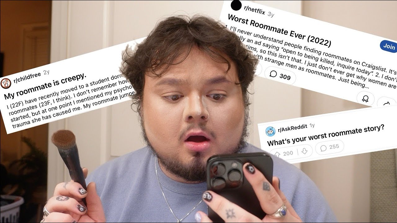 пьяный макияж, пока читал истории про &laquo;мою соседку по комнате из ада&raquo; на Reddit, часть 2