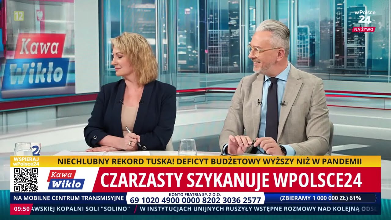 Karygodne zachowanie Czarzastego wobec wPolsce24. Kawa i Wikło