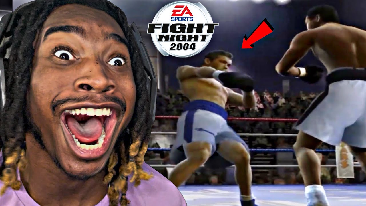 HE GOT KNOCKED TF OUT!! - Fight Night 2004