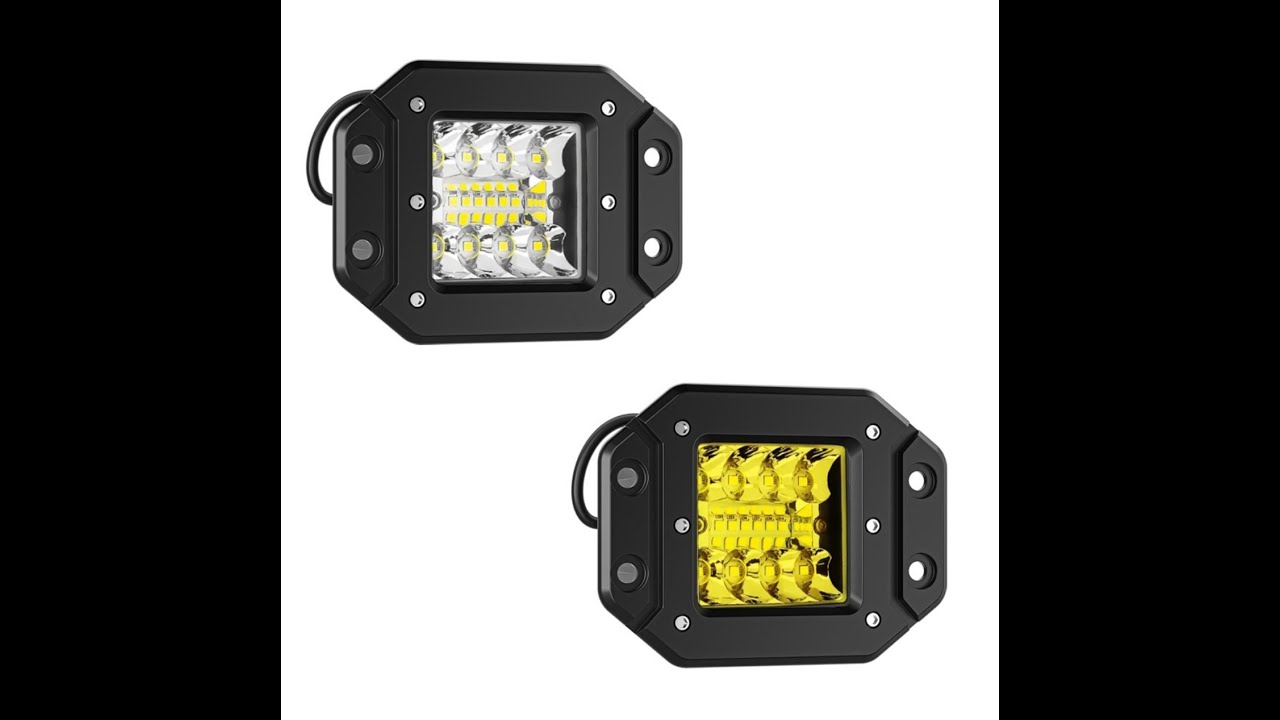 #4inch 16W LED #Offroad Driving Fog Lights Work #Auxiliary Bumper Lights For #Car #Truck Pod #Lights