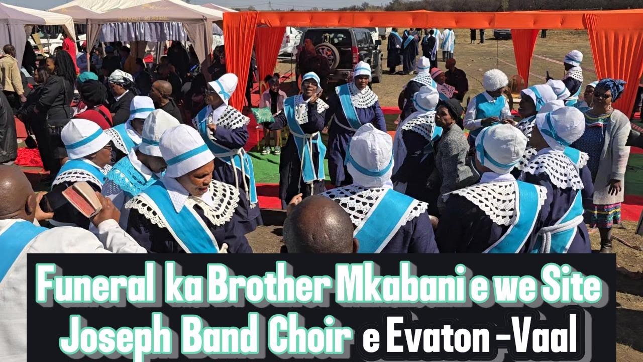 Funeral of Site Joseph Band choir member  ubhuti Mkabani