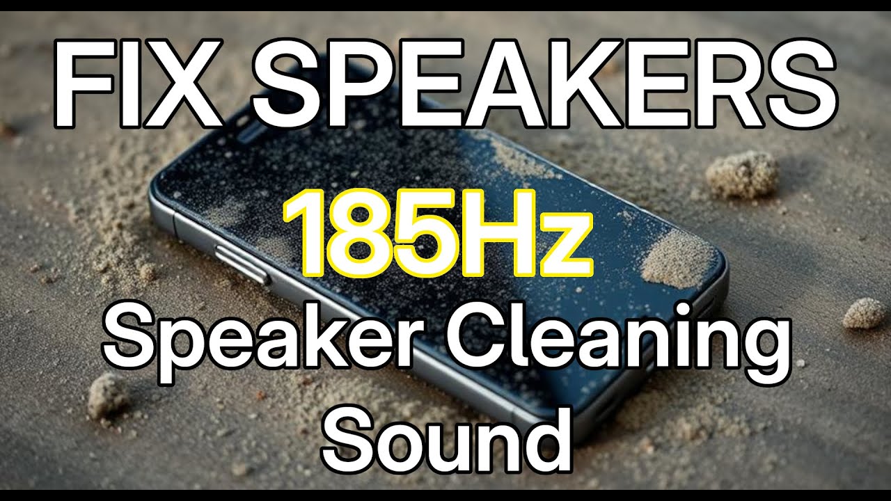 Speaker Cleaning Sound [185 Hz]