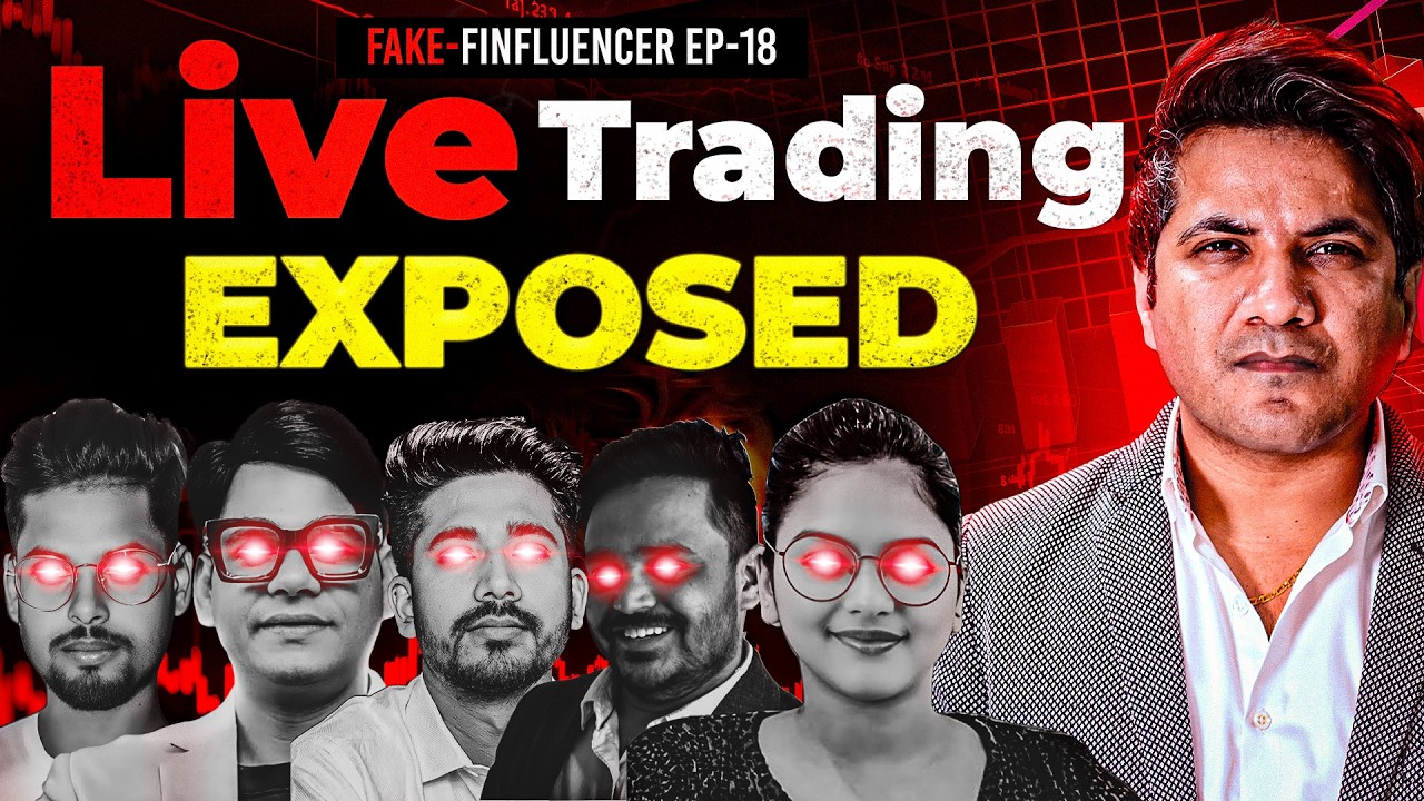 LIVE Trading Fake Finfluencers sell on YouTube like Drugs |  A Digital Blogger Exposed Ep - 18
