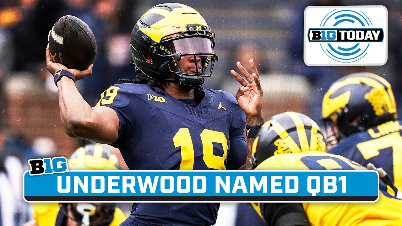 B1G Football is BACK: Bryce Underwood Named QB1, Previewing Texas at Ohio State & More | B1G Today