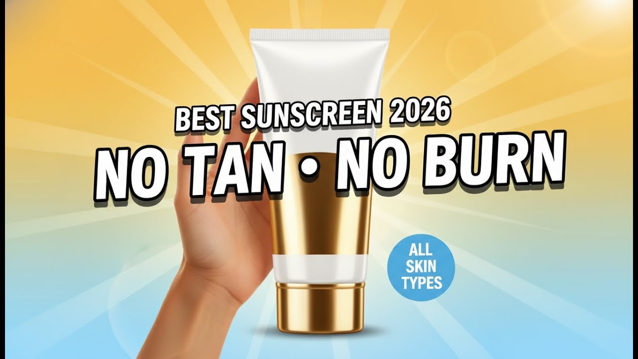 Best Sunscreen for All Skin Types 2026 | No White Cast, Full Protection