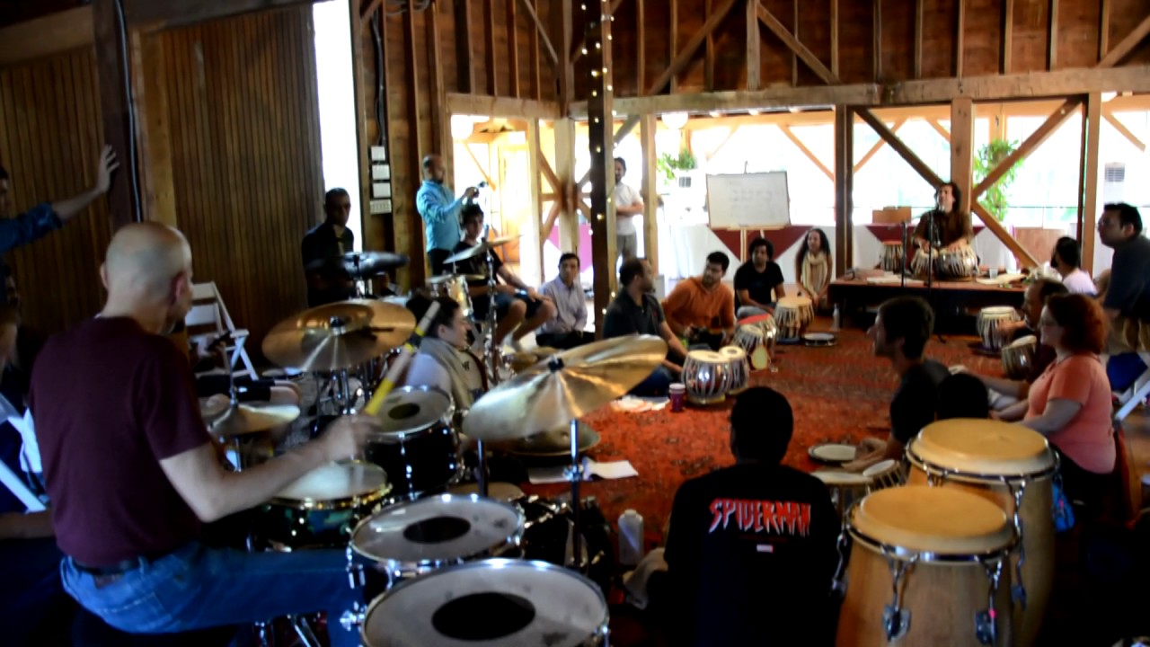 Steve Smith with Zakir Hussain with Jack DeJohnette