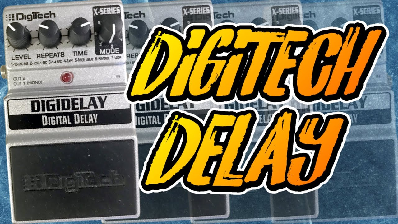 The Digitech Digidelay is Like Having Seven Delay Pedals in One!