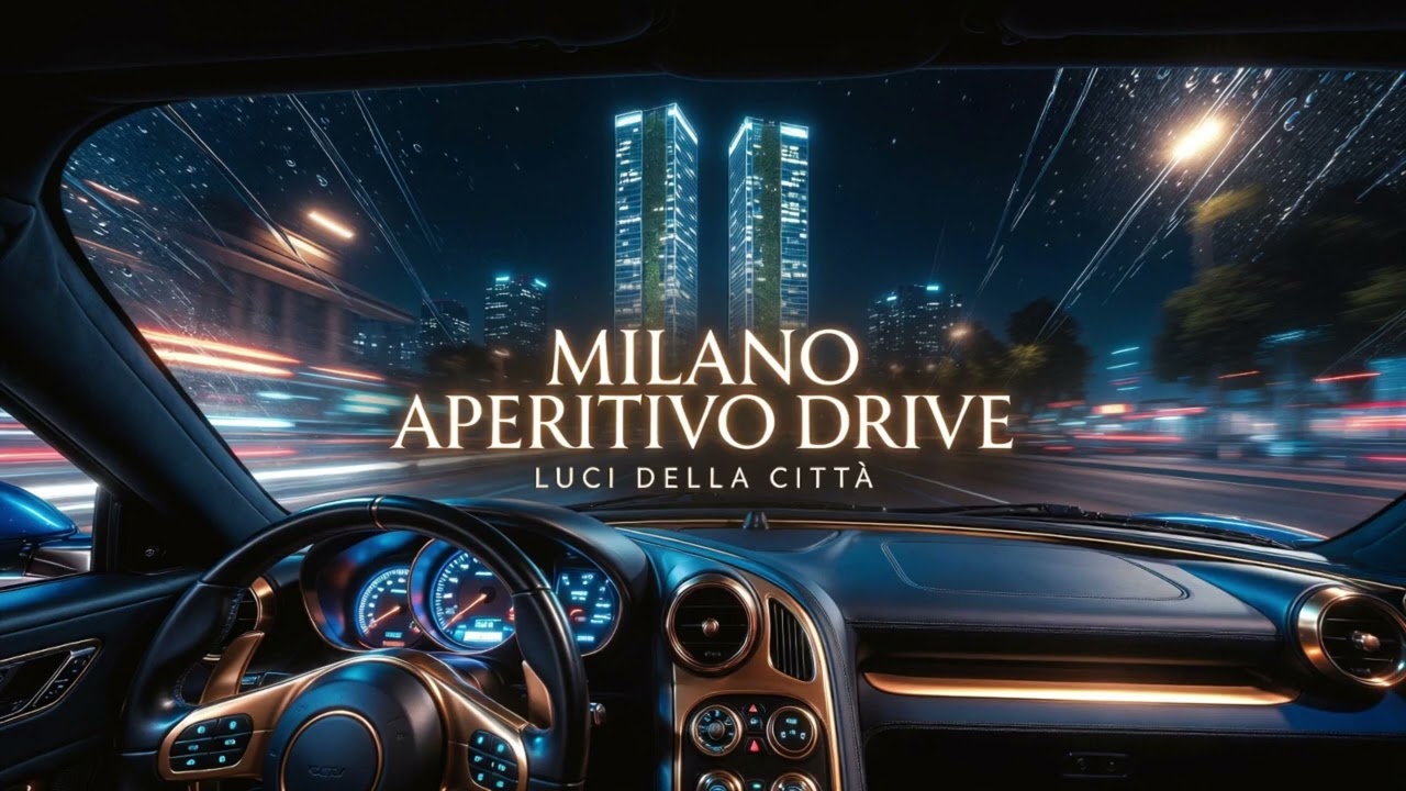 Milano Aperitivo Drive - 🍹 Luci della Città [Venerdì Sera] (Melodic Techno) [Rilassante & Veloce]