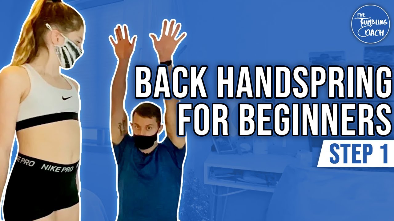 How To Do A Back Handspring For Beginners - At Home Tutorial (Step 1)