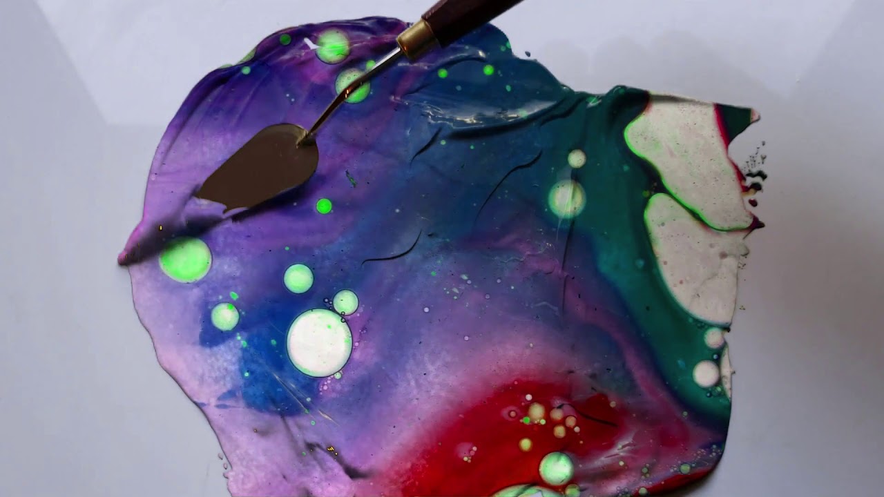 PAINT MIXING: MAGIC PAINT BLOTCHES