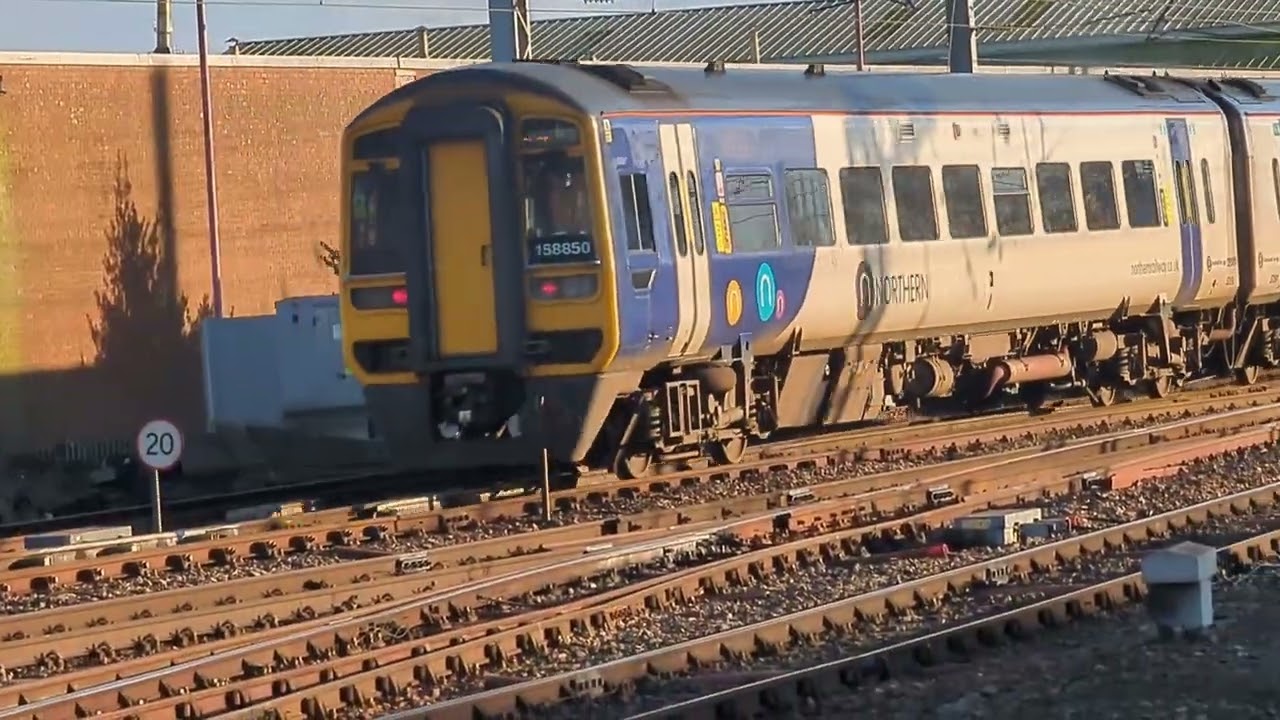 Northern Sprinter DMU Trains in action at Carlisle Railway Station