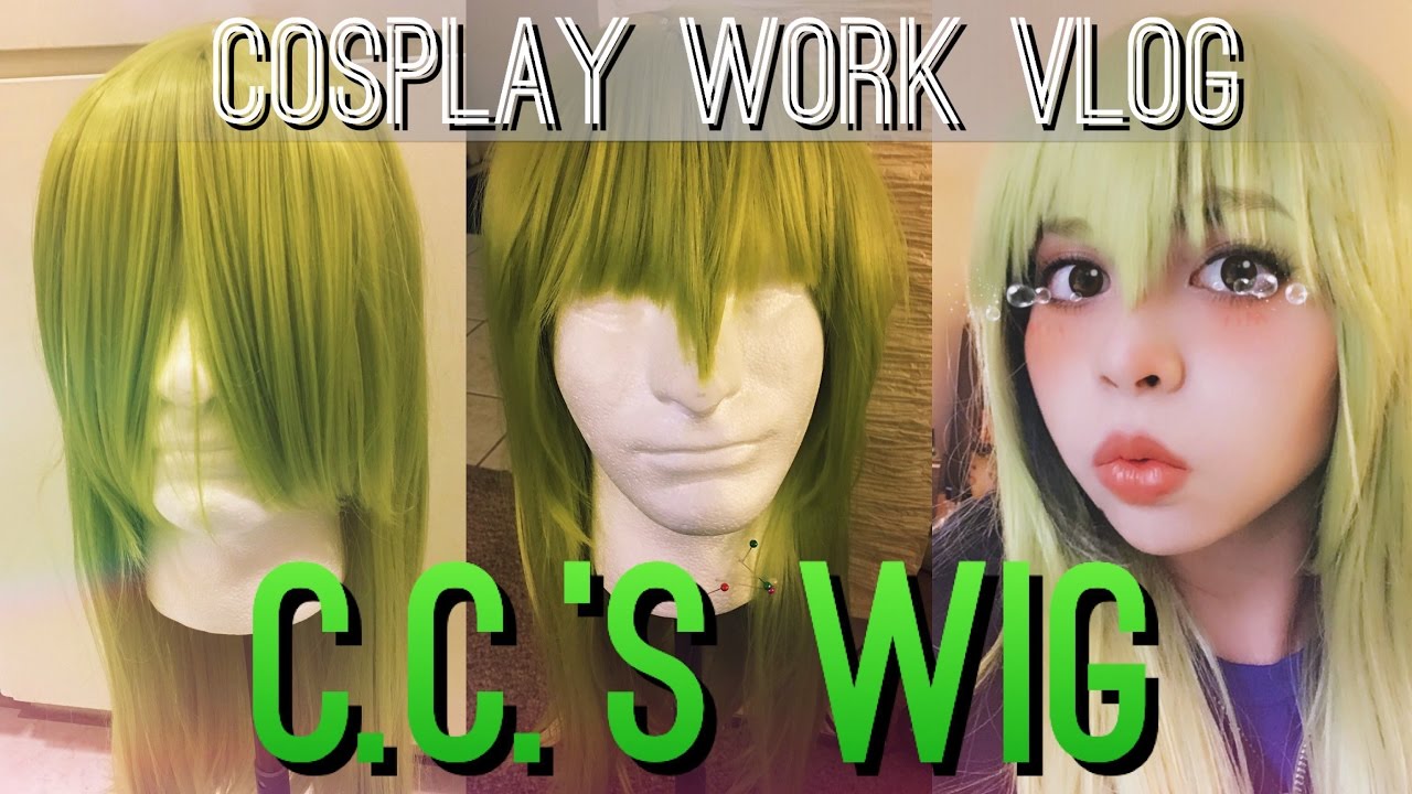CC's Wig (Code Geass) + Wig Cutting Tips & Tricks - Cosplay Work Vlog || shainadilla