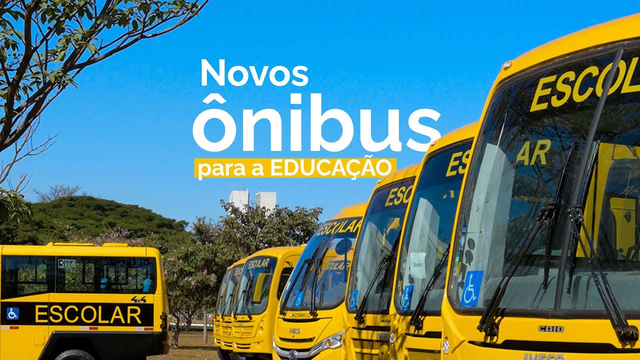 Novos &ocirc;nibus para a educa&ccedil;&atilde;o