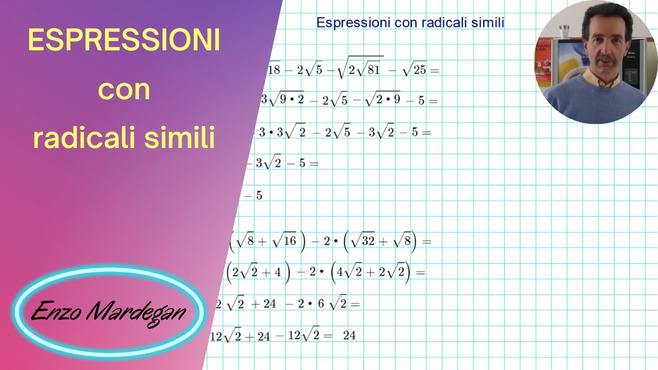 Espressioni con radicali simili