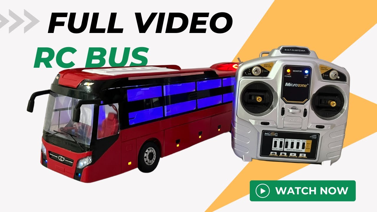 FULL VIDEO !!! Homemade RC Bus from scratch | ND Crafty Model