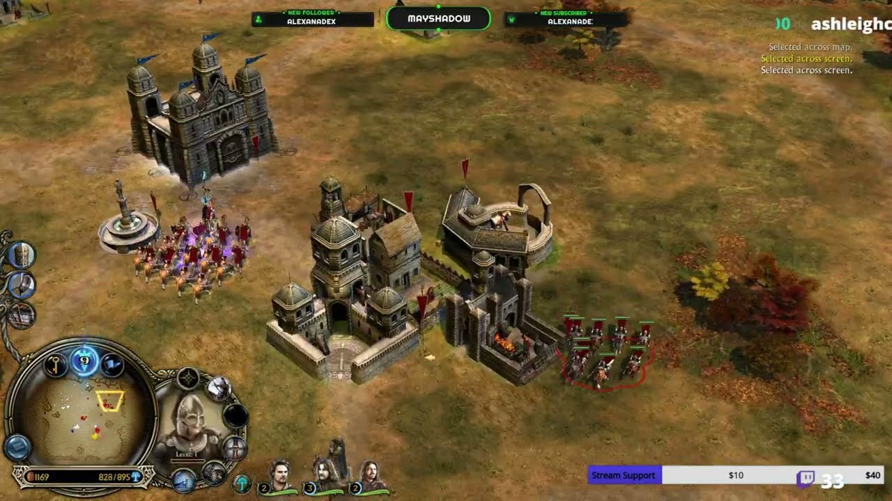 The luckiest Fortress in Middle Earth 2v2  |  Lotr BFME2 Rotwk 2.02 v9.6.2