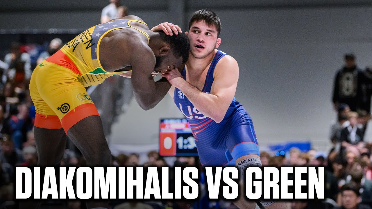 70kg Yianni Diakomihalis vs James Green | 2025 US Open Final